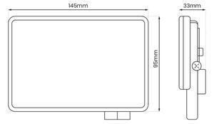 LED Zunanji reflektor LED/30W/230V 5000K IP65