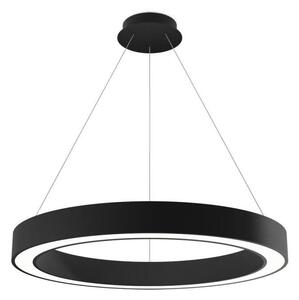 LED2 - LED Zatemnitveni lestenec na vrvici SATURN LED/60W/230V 3000K/4000K črn