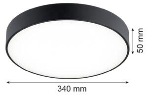 Argon 8348 - LED Stropna svetilka TIAMO LED/22W/230V 4000K črna