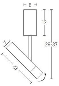 Zambelis 22028 - LED Lestenec na drogu LED/4W/230V