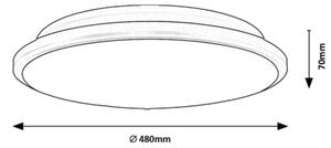 Rabalux 71131 - LED Stropna svetilka ENGON LED/45W/230V 4000K srebrna 48 cm