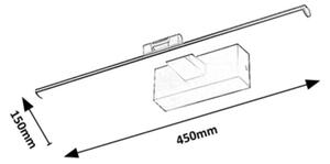 Rabalux 78001 - LED Svetilka za slike GATEN LED/8W/230V 3000K 45 cm