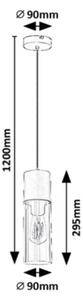 Rabalux 72051 - Lestenec na vrvici RONNO 1xE27/25W/230V