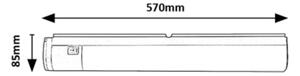 Rabalux 78027 - LED Podelementna svetilka z vtičnico DUDDU LED/17W/230V bela