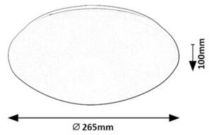 Rabalux 71132 - LED Stropna svetilka s senzorjem LUCAS LED/12W/230V IP44 4000K