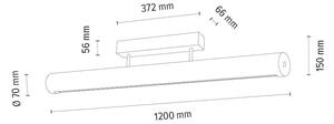 Spot-Svetilka 4017400400000 - LED Zatemnitvena stropna svetilka LED/34,5W/230V hrast