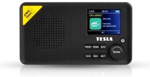 TESLA Electronics - Radio DAB+ FM 5W/1800 mAh črna