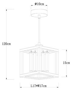 Globo 15697H - Lestenec na vrvici MATHILDE 1xE27/40W/230V