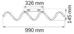 Wofi 9398.01.15.7000 - LED Zatemnitveni lestenec RUSSELL LED/32W/230V