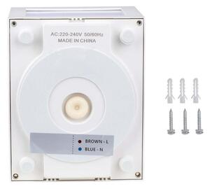 LED Zunanja stenska svetilka LED/12W/230V IP65 4000K bela