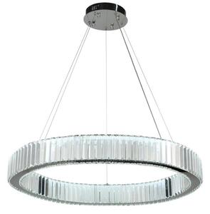 LED Zatemnitveni lestenec na vrvici LED/50W/230V 3000-6500K krom + Daljinski upravljalnik