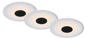 Briloner - SET 3x LED Kopalniška vgradna svetilka LED/6W/230V IP44 črna