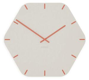 Stenska ura Luxhora Pura Hex White 10 barv kazalcev