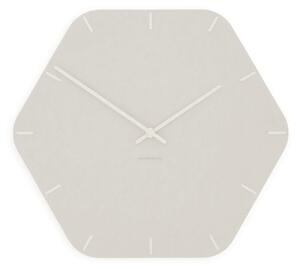 Stenska ura Luxhora Pura Hex White 10 barv kazalcev