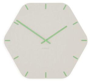Stenska ura Luxhora Pura Hex White 10 barv kazalcev