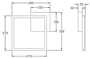 Fabas Luce 3394-21-282 - LED Zatemnitvena svetilka BARD 22W/230V 3000K antracit