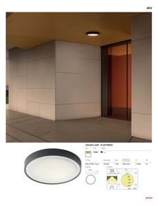 Redo 90155 - LED Zunanja stropna svetilka PONZA LED/16W/230V pr. 26 cm IP65