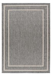 RAVNO TKANA PREPROGA 200/290 cm tkano srebrne barve