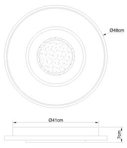 Globo 48552D - LED Zatemnitvena stropna svetilka BRIENNA LED/36W/230V + Daljinski upravljalnik