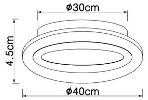 Globo 67292D3 - LED Stropna svetilka LEA LED/15W/230V