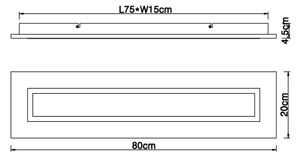 Globo 67292D - LED Stropna svetilka LEA LED/24W/230V