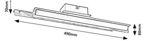 Rabalux 71045 - LED Stenska svetilka REMIEL LED/12W/230V 3000K