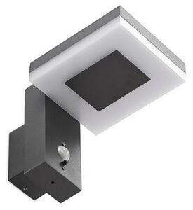 LED Zunanji solarni stenska svetilka s senzorjem LED/5,5W/3,7V 3000K IP54