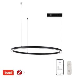 Immax NEO 07215L-LED Zatemnitveni lestenec na vrvici FINO 60W/230V 80cm črna Tuya+RC