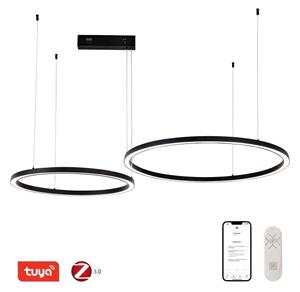 Immax NEO 07216L - LED Zatemnitveni lestenec FINO 93W/230V 60/80cm črna Tuya + Daljinski upravljalnik