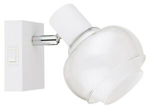 Globo Stenski reflektor Tokki (40 W, Prozorna, Opalna, Bela, E14, Š x V: 105 x 125 mm)