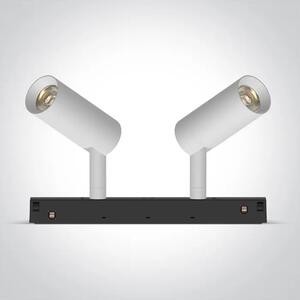 LED REFLEKTOR ZA MAGNETSKE ŠINE 2x6W CCT 48V IP20 BIJELA MINI/MIDI/MAXI/P&P DM42108A/W/V