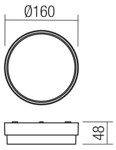 Redo 90516 - LED Zunanja stenska svetilka URANIA LED/10W/230V IP65 antracit