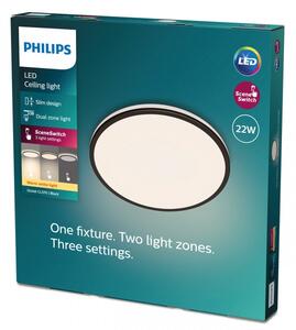 Philips- LED Zatemnitvena stropna svetilka OZZIET SCENE SWITCH LED/22W/230V 2700K