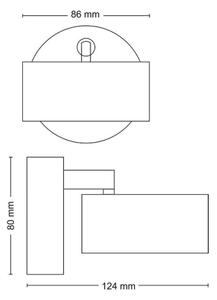 Philips - LED Reflektor BRACIA LED/5,5W/230V črna