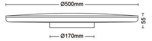 Philips- LED Zatemnitvena stropna svetilka OZZIET SCENE SWITCH LED/36W/230V 4000K