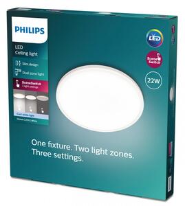 Philips- LED Zatemnitvena stropna svetilka OZZIET SCENE SWITCH LED/22W/230V 4000K