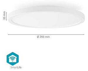 Nedis WIFILAC31WT - LED RGBW Zatemnitvena svetilka LED/18W/230V 2700-6500K Wi-Fi