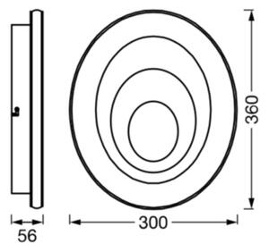 Ledvance - LED Stropna svetilka ORBIS SPIRAL LED/27W/230V