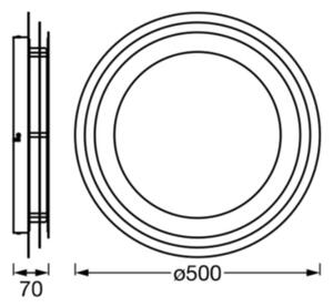 Ledvance - LED Stropna svetilka ORBIS SPIRAL LED/38W/230V