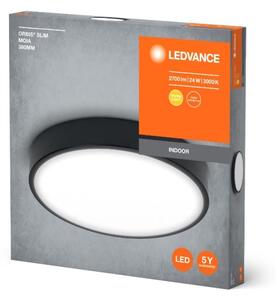 Ledvance - LED Stropna svetilka ORBIS SLIM LED/24W/230V črna