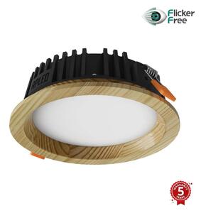 APLED - LED Svetilka RONDO WOODLINE LED/6W/230V 3000K pr. 15 cm bor trden les