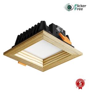 APLED -LED Svetilka SQUARE WOODLINE LED/6W/230V 3000K 12x12 cm bor trden les