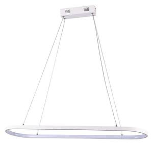 LED Lestenec na vrvici LED/24W/230V 3000K bela