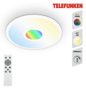 Telefunken 319306TF - LED RGBW Zatemnitvena svetilka LED/22W/230V + Daljinski upravljalnik