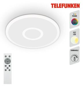 Telefunken 319306TF - LED RGBW Zatemnitvena svetilka LED/22W/230V + Daljinski upravljalnik