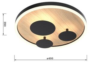 Wofi 9013-306S - LED Zatemnitvena stropna svetilka REIMS LED/26W/230V