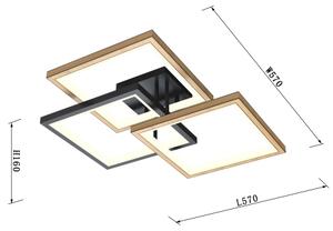 Wofi 9022-306S - LED Zatemnitvena stropna svetilka MATERA LED/40W/230V