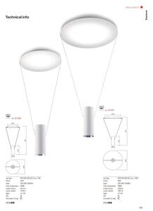 Redo 01-1971 - LED Zatemnitveni lestenec na vrvici ESSENCE LED/36W/230V 3000K bela