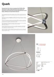 Redo 01-2254 - LED Zatemnitveni lestenec na vrvici QUARK LED/54W/230V