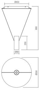 Redo 01-1971 - LED Zatemnitveni lestenec na vrvici ESSENCE LED/36W/230V 3000K bela